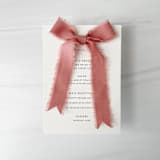 "1" Cotton Ribbon - Dusty Pink" - Ribbons in pink by Honey Silks Co