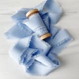 "1" Cotton Ribbon - Kentucky Blue" - Ribbons in blue by Honey Silks Co