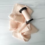 "Heirloom Collection Silk Ribbon - Pale Peach 2"" - Ribbons in natural by Honey Silks Co