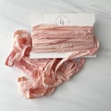 "Fair Trade Recycled Silk Ribbon - Variegated Pink" - Ribbons in pink by Honey Silks Co