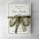 "Fair Trade Recycled Silk Ribbon - Olive" - Ribbons in green by Honey Silks Co
