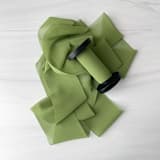 "2" Signature Sheer Ribbon - Deep Chartreuse" - Ribbons in green by Honey Silks Co