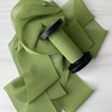 "2" Signature Sheer Ribbon - Deep Chartreuse" - Ribbons in green by Honey Silks Co