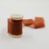 "Silk Wedding Ribbon Spice 1" Wide" - Ribbons in orange by Jordan Perry