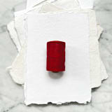 "Cherry Red Waxed Linen Twine, 2-Ply" - Ribbons in red by Jenny Sanders