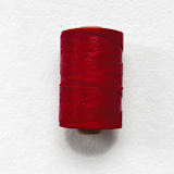 "Cherry Red Waxed Linen Twine, 2-Ply" - Ribbons in red by Jenny Sanders