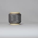 "Stormcloud Gray Plant-Dyed Silk Ribbon, Narrow" - Ribbons in gray by Katelyn Cash