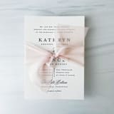 "2" Signature Sheer Ribbon - Pink Sand" - Ribbons in pink by Honey Silks Co