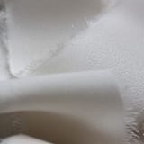 "Silk Ribbon - Cream // 3 yards" - Ribbons in natural by Clover and Lamb