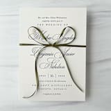 "Olive 1/8" x 10 Yards - Satin Skinny Ribbon" - Ribbons in green by Honey Silks Co