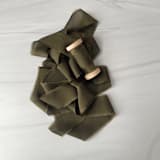 "Heirloom Collection Silk Ribbon - Woodland Olive 1.5" x 5 yards" - Ribbons in green by Honey Silks Co