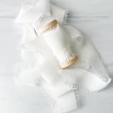 "1" Classic Crepe - White" - Ribbons in white by Honey Silks Co