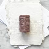 "Dusty Rose Waxed Linen Twine, 4-ply" - Ribbons in pink by Jenny Sanders