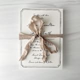 "Fair Trade Recycled Silk Ribbon - Variegated Clay" - Ribbons in natural by Honey Silks Co