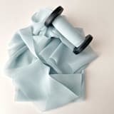 "2" Signature Sheer Ribbon - Pale Blue" - Ribbons in blue by Honey Silks Co