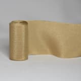 "Gingerbread Plant-Dyed Silk Ribbon, Wide" - Ribbons in brown by Katelyn Cash