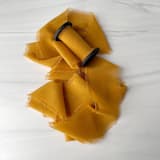 "2" Signature Sheer - Harvest Gold" - Ribbons in gold by Honey Silks Co