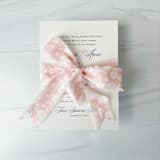 "Cotton Ribbon - Blush Floral 1" x 3 yards" - Ribbons in pink by Honey Silks Co