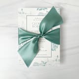 "2" Silk Ribbon - Seaglass" - Ribbons in green by Honey Silks Co