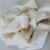 "Silk Wedding Ribbon Peach 1.5" Wide" - Ribbons in orange by Jordan Perry