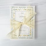"2" Signature Sheer Ribbon- Pale Yellow" - Ribbons in yellow by Honey Silks Co