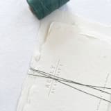 "Forest Green Waxed Linen Twine, 2-Ply" - Ribbons in green by Jenny Sanders