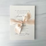 "Heirloom Collection Silk Ribbon - Pale Peach 1"" - Ribbons in natural by Honey Silks Co