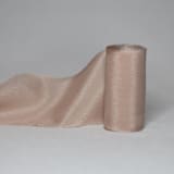 "Dawn Pink Plant-Dyed Sillk Ribbon, Wide" - Ribbons in pink by Katelyn Cash