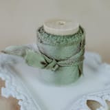 "Wedding Ribbon Sateen 1.5" Wide Sage" - Ribbons in green by Jordan Perry