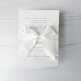 "Wedding Silk Ribbon 1” x 5 yards - White" - Ribbons in white by Honey Silks Co