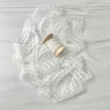 "Lace Ribbon - Delicate White - 1" x 5 yards" - Ribbons in white by Honey Silks Co