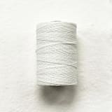 "Snow White Waxed Linen Twine, 4-Ply" - Ribbons in white by Jenny Sanders