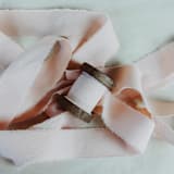 "Ribbon Linen 1.5" Wide Pink" - Ribbons in pink by Jordan Perry