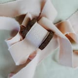 "Ribbon Linen 1.5" Wide Pink" - Ribbons in pink by Jordan Perry