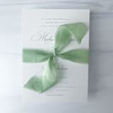 "1" x 10 yards Silk Ribbon - Garden Green" - Ribbons in green by Honey Silks Co