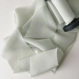 "2" Signature Sheer Ribbon - Pale Sage" - Ribbons in green by Honey Silks Co