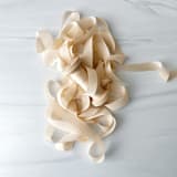 "Half Inch Silk Ribbon - Champagne" - Ribbons in natural by Honey Silks Co
