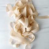 "Half Inch Silk Ribbon - Champagne" - Ribbons in natural by Honey Silks Co