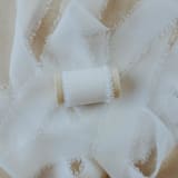 "Wedding Ribbon Chiffon 1.5" Wide White" - Ribbons in white by Jordan Perry