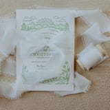 "Wedding Ribbon Chiffon 1.5" Wide White" - Ribbons in white by Jordan Perry