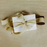 "Ribbon Linen 1.5" Wide Yellow" - Ribbons in yellow by Jordan Perry
