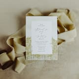 "Ribbon Linen 1.5" Wide Yellow" - Ribbons in yellow by Jordan Perry