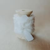 "Silk Wedding Ribbon White 1" Wide" - Ribbons in white by Jordan Perry