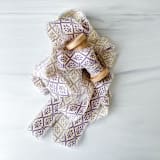 "1" Cotton Ribbon - Lilac Leaf" - Ribbons in purple by Honey Silks Co