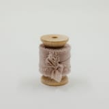 "Silk Wedding Ribbon Champagne 1" Wide" - Ribbons in beige by Jordan Perry