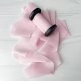 "2" Signature Sheer - Softest Pink" - Ribbons in pink by Honey Silks Co