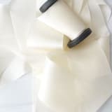 "Wedding Silk Ribbon 2.25” x 5 yards - Creamy Ivory" - Ribbons in natural by Honey Silks Co