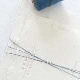 "Denim Waxed Linen Twine, 2-Ply" - Ribbons in blue by Jenny Sanders