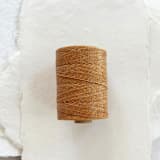 "Butterscotch Waxed Linen Twine, 2-Ply" - Ribbons in yellow by Jenny Sanders