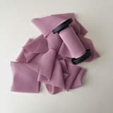 "2" Signature Sheer Ribbon - Laurel Blossom" - Ribbons in purple by Honey Silks Co